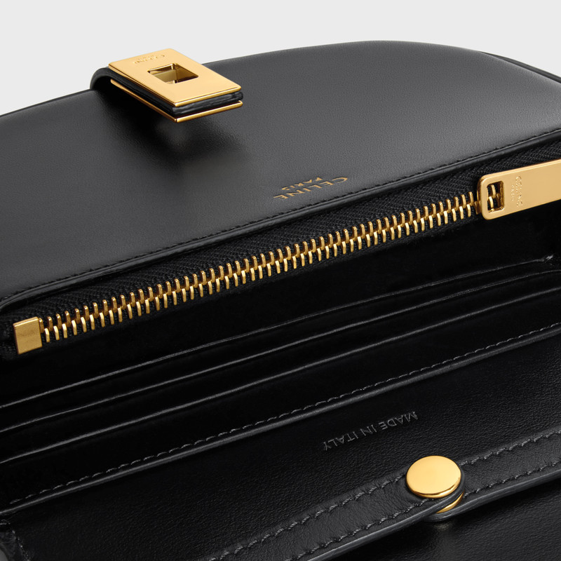 SMALL 16 WALLET ON CHAIN in Shiny Calfskin 5