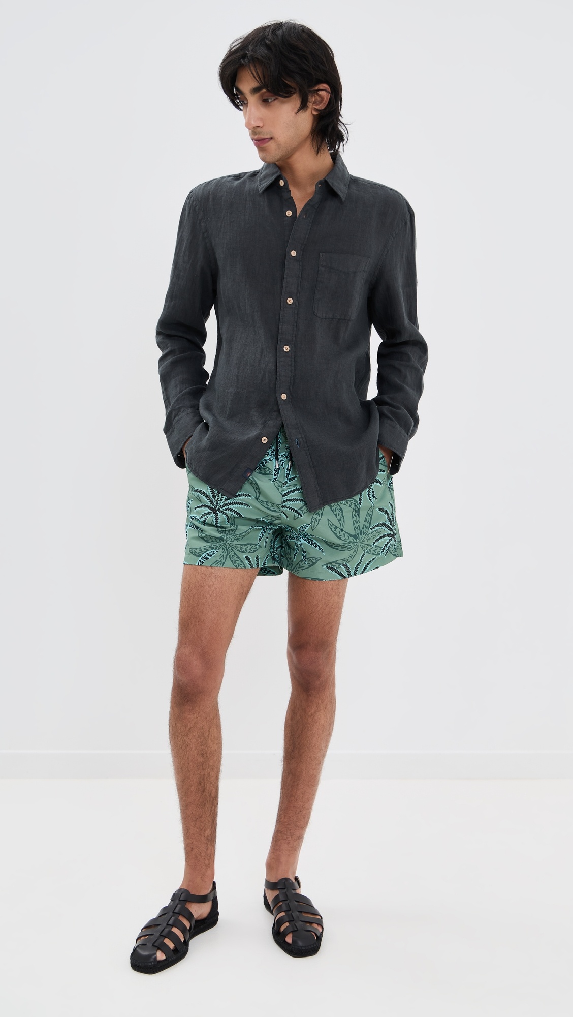 Palms Swim Shorts 4" - 4