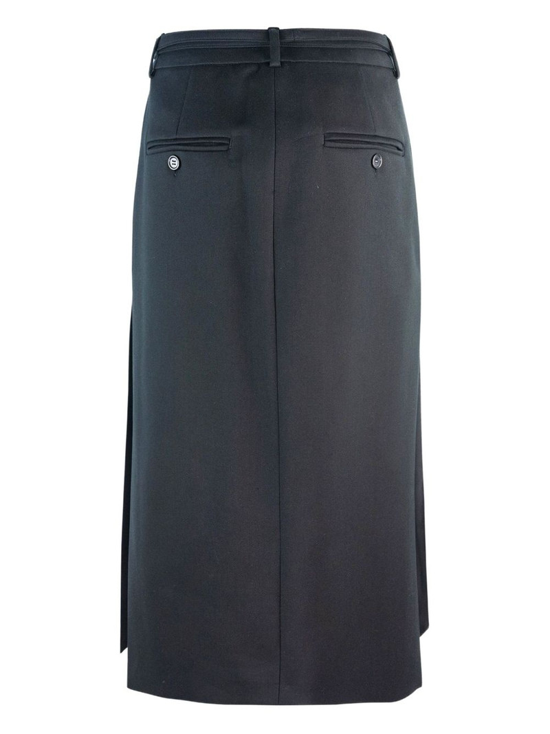 Sportmax belted midi skirt outlook