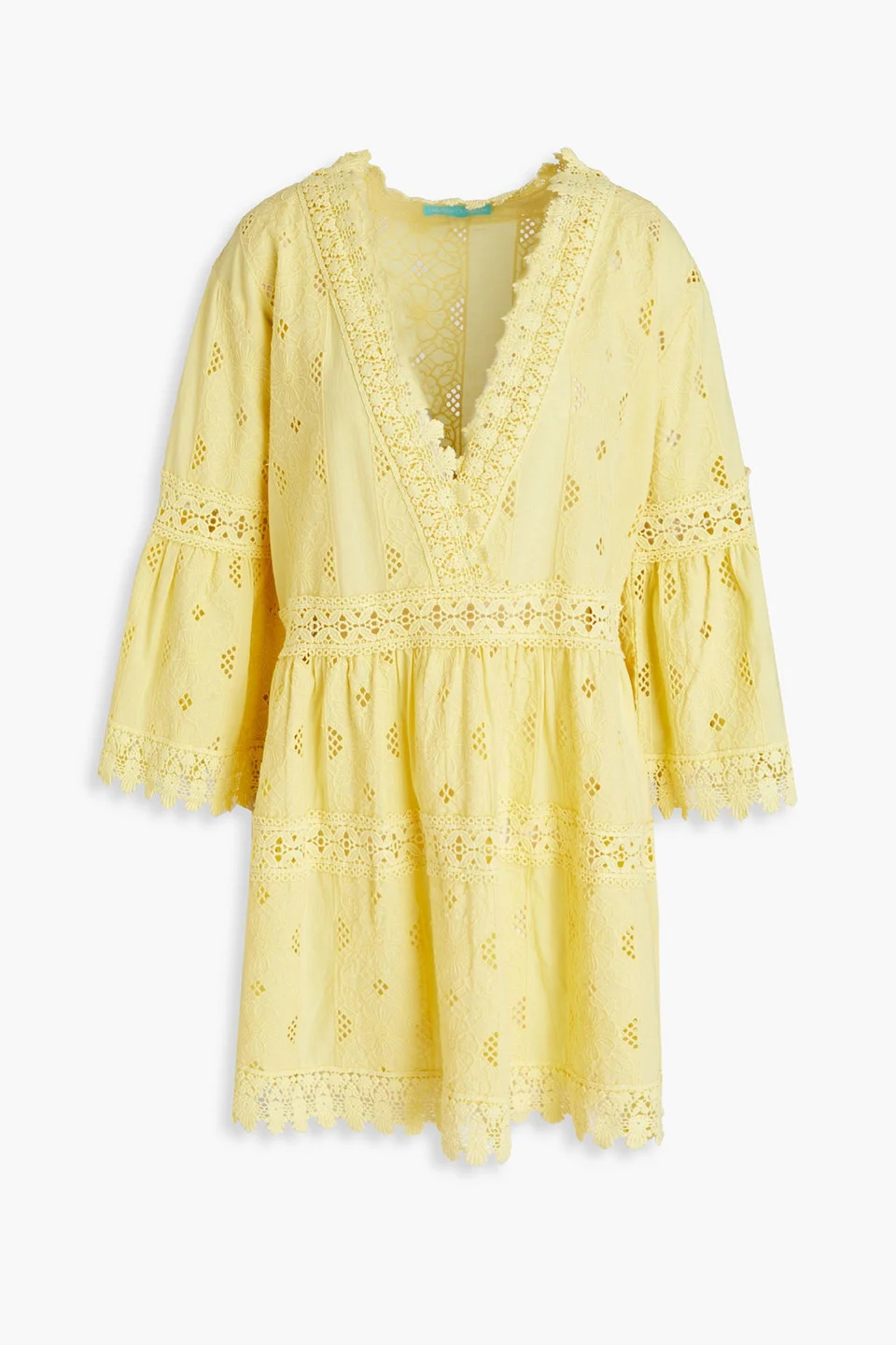 Victoria broderie anglaise cotton mini dress - 1