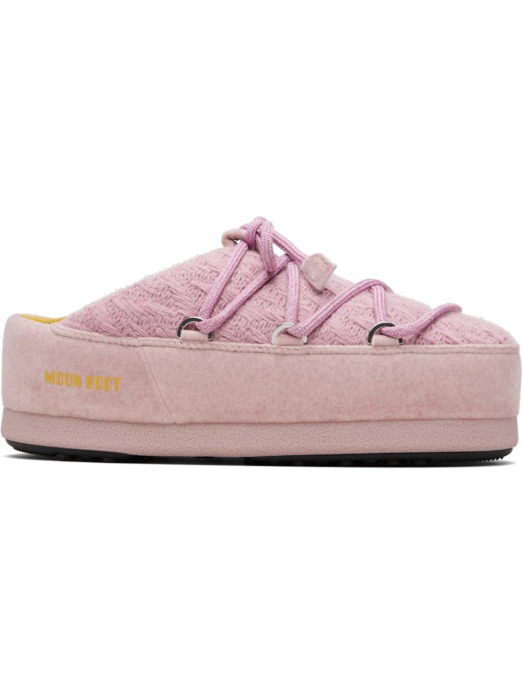 Pink Moon Boot Edition EVX Knit Mule Loafers - 1