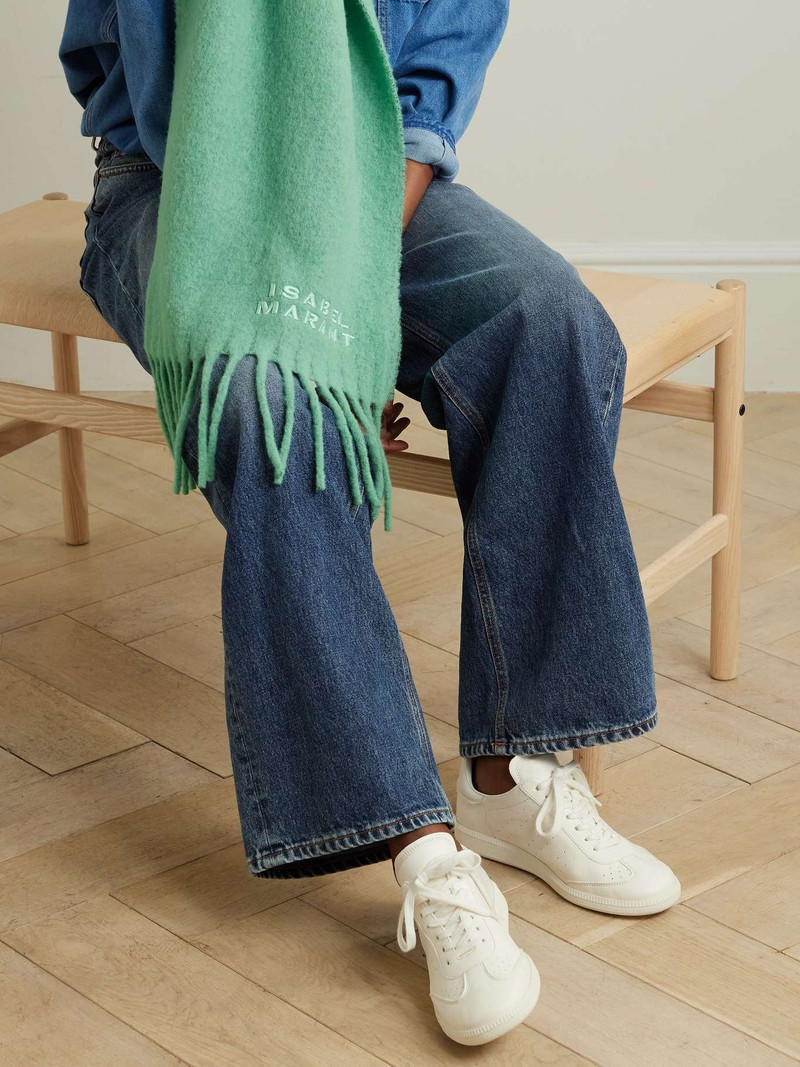 Isabel Marant Kaycee leather sneakers outlook