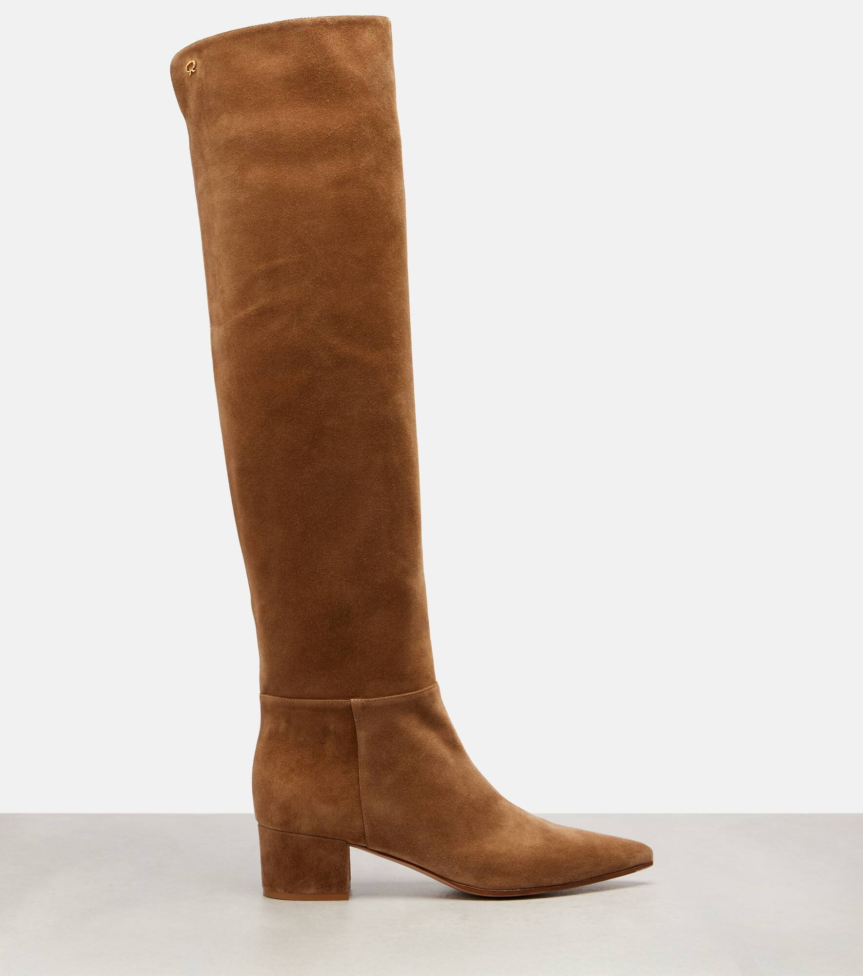 45 suede over-the-knee boots - 4
