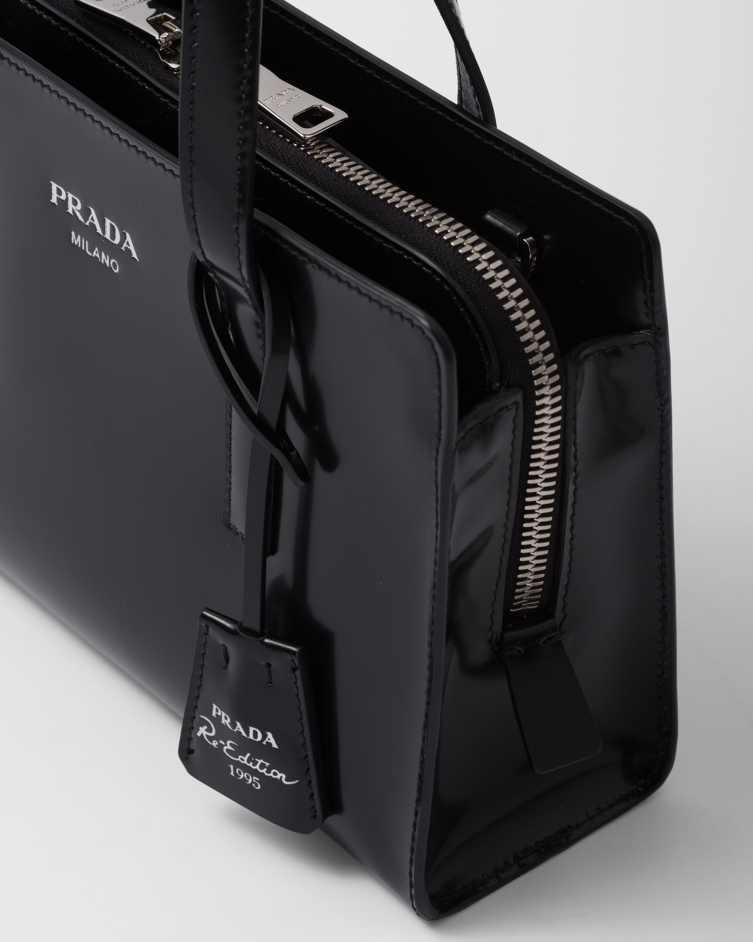 Prada Re-Edition 1995 brushed-leather mini handbag - 6