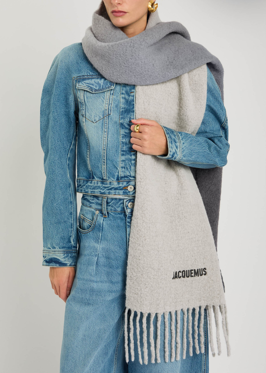 Jacquemus Le Moisson Dégradé Alpaca-blend Scarf - 2