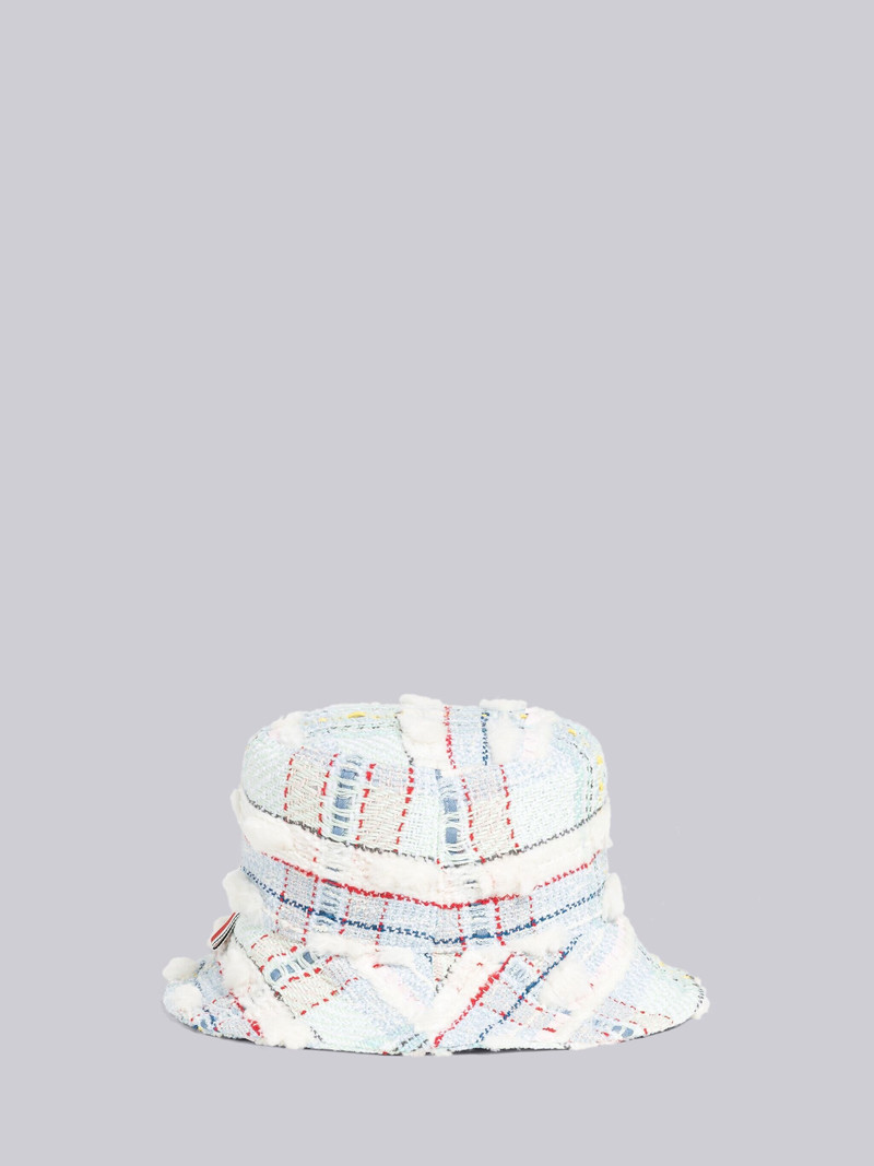 Madras Pouf Tweed Bucket Hat 3