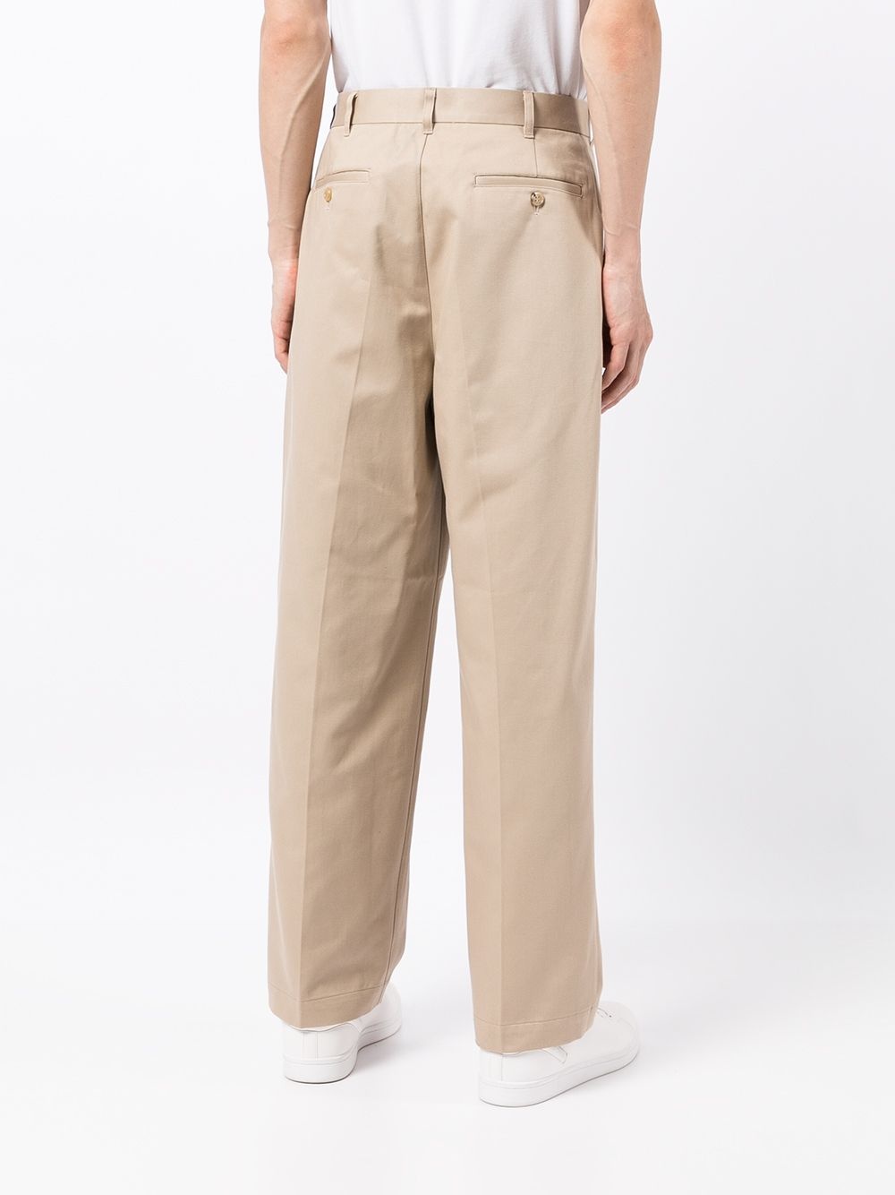 straight-leg chinos - 4