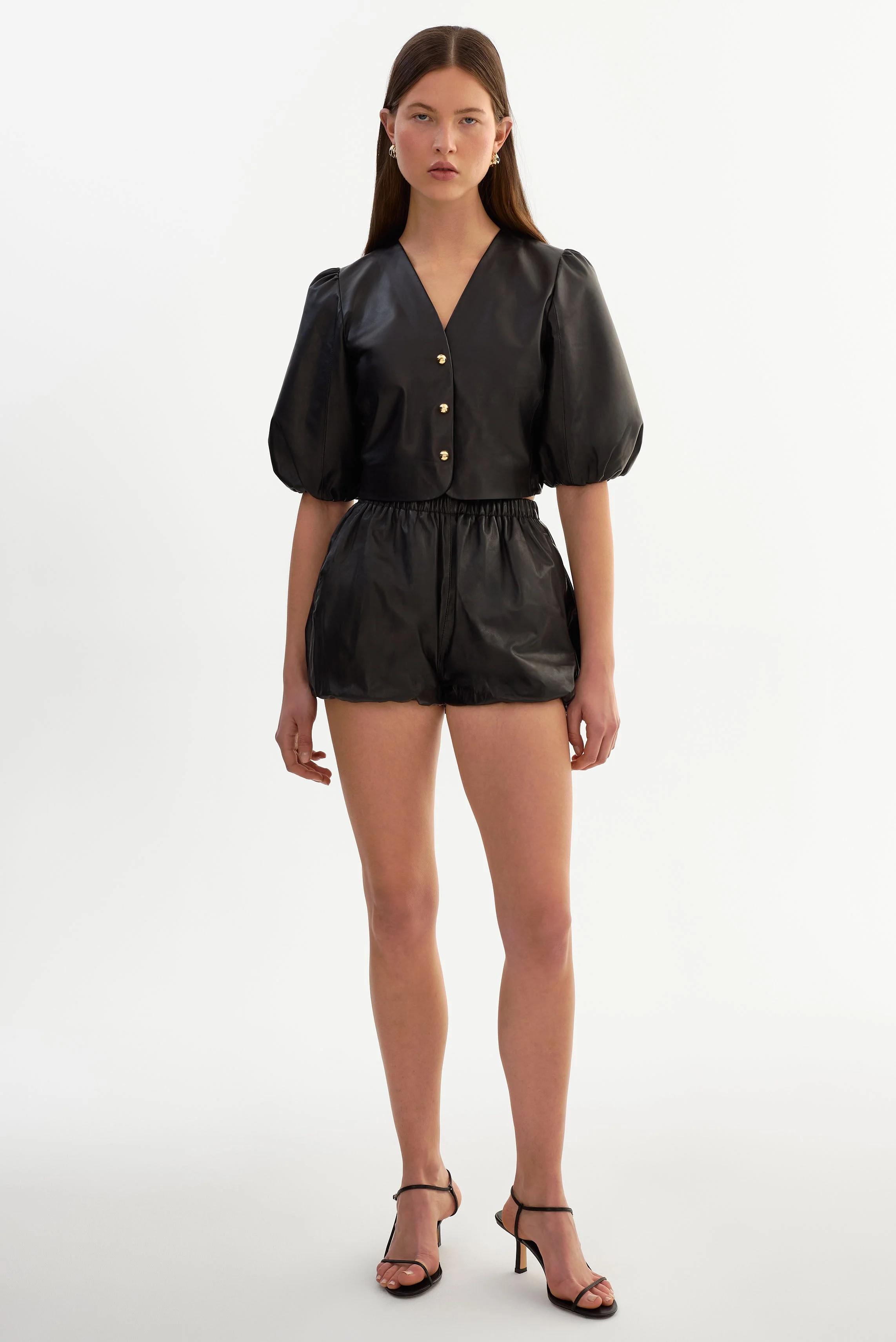 DAISY | Leather Bloomer Shorts - 1