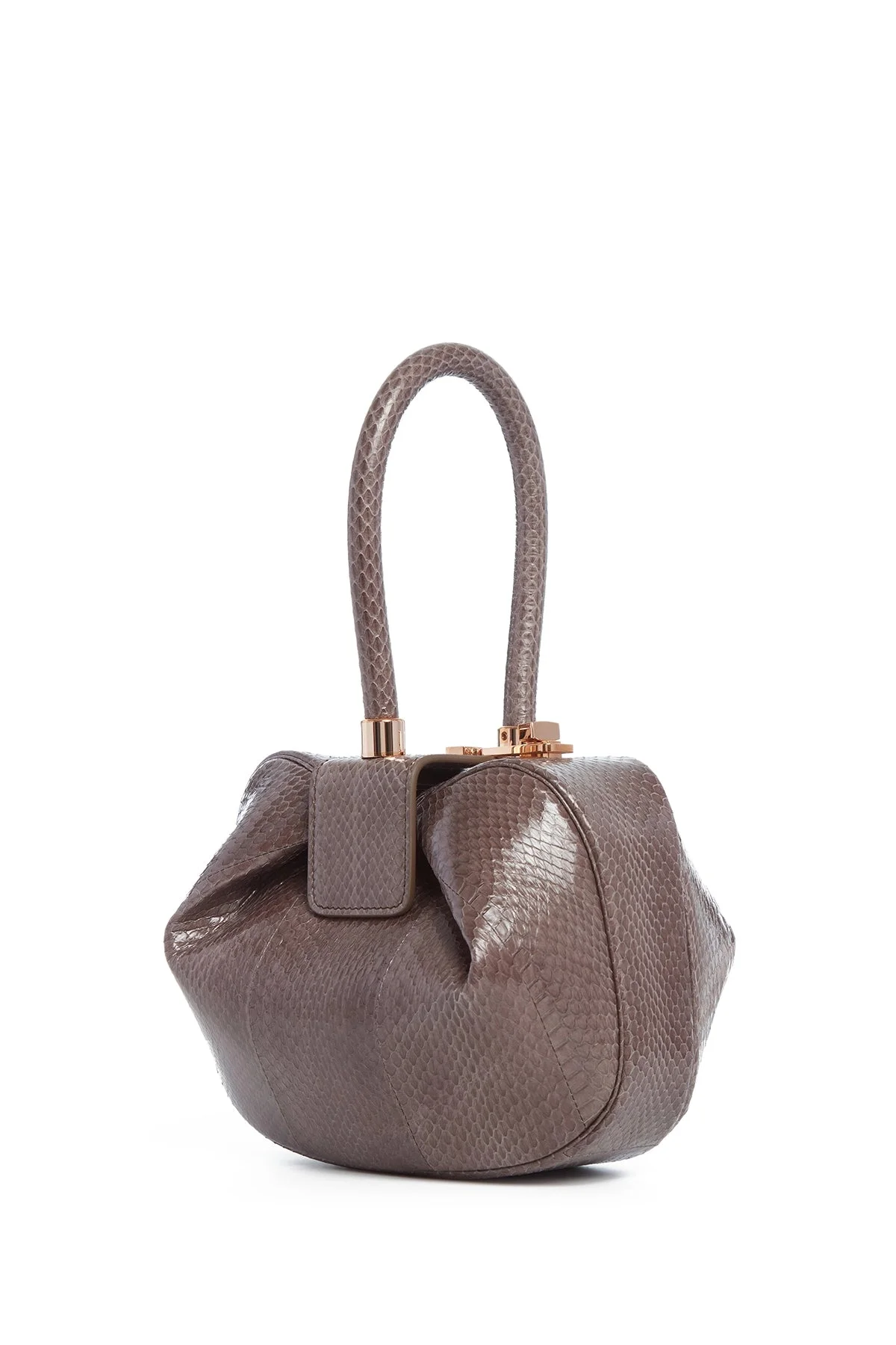 Nina Bag in Charcoal Snakeskin - 1