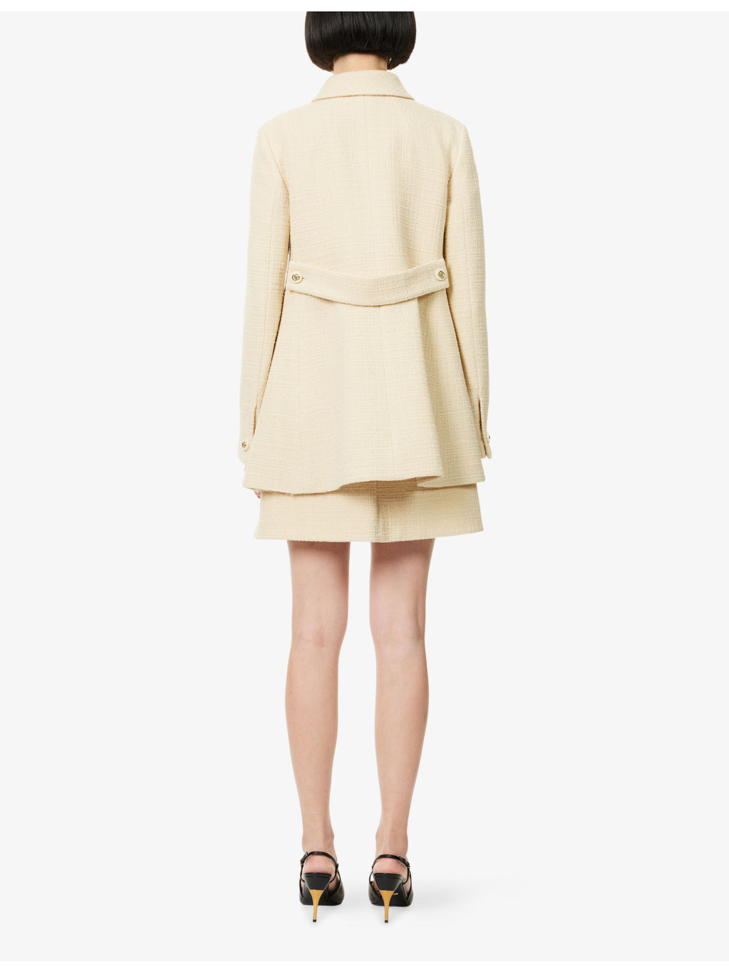 Caban Long-Sleeve Textured-Wool Coat - 4