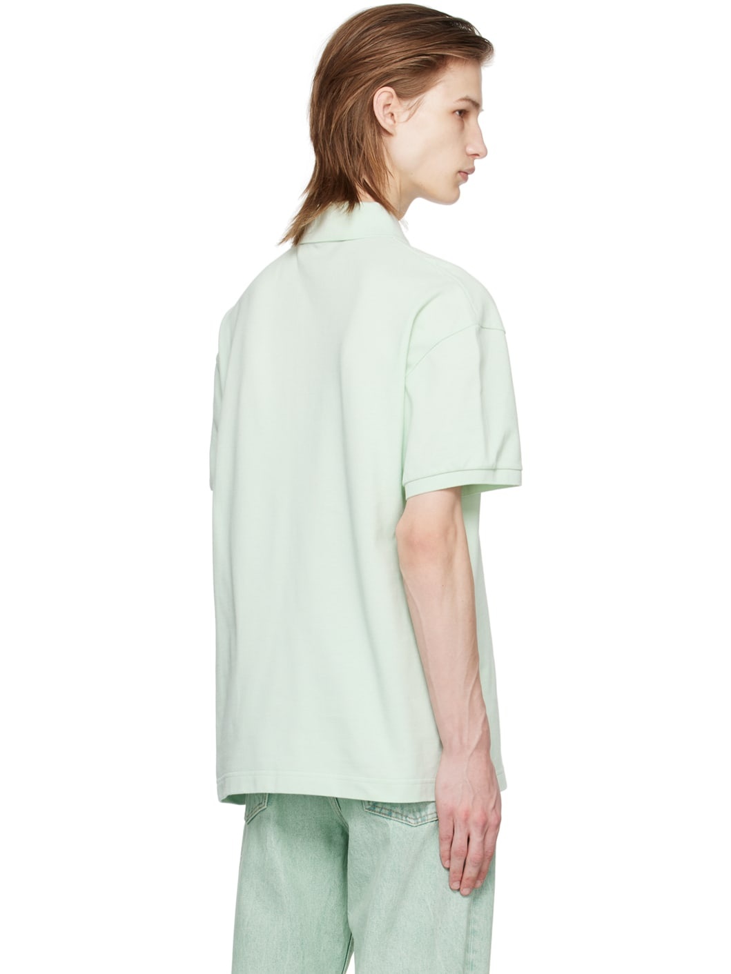 Green Embroidered Polo - 3