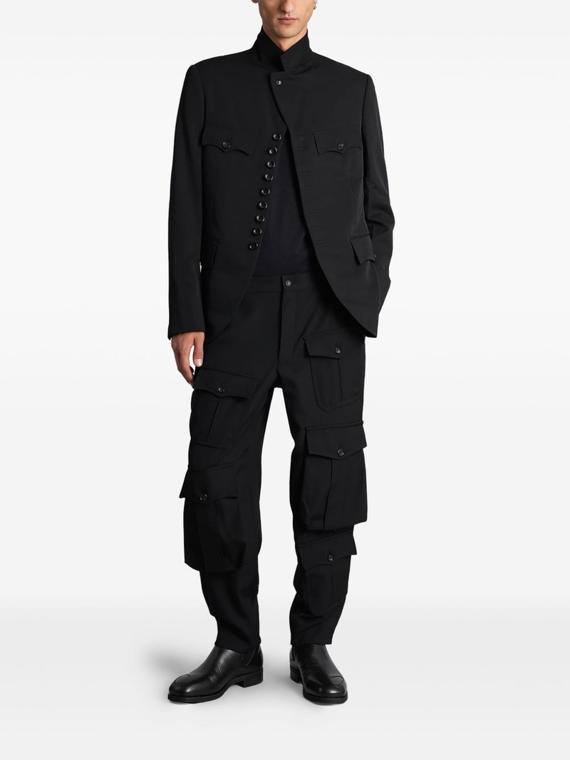 Comme des Garçons Homme Plus buttoned pocket jacket outlook