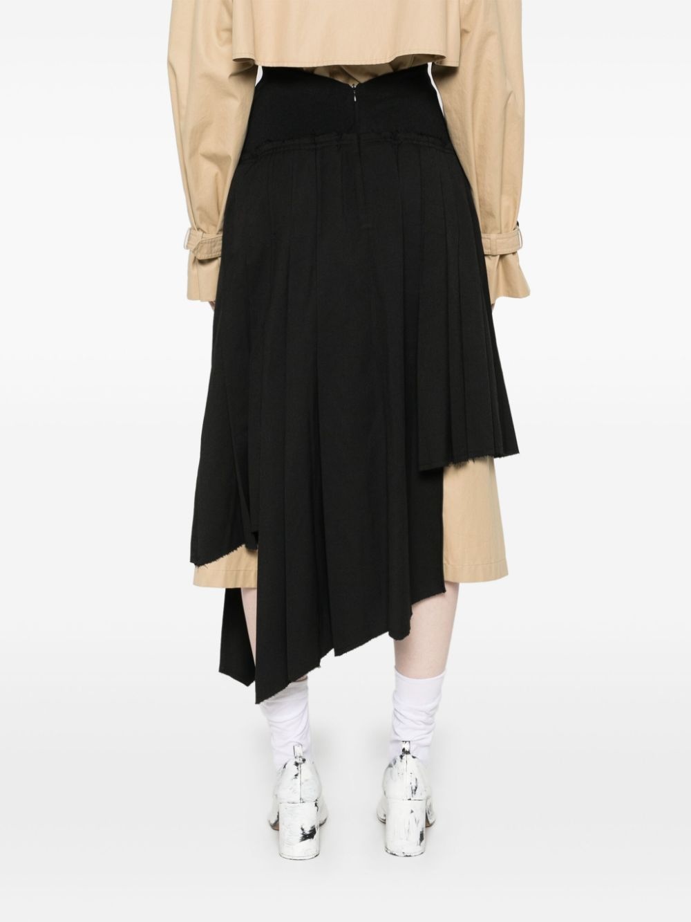 pleated midi skirt - 4