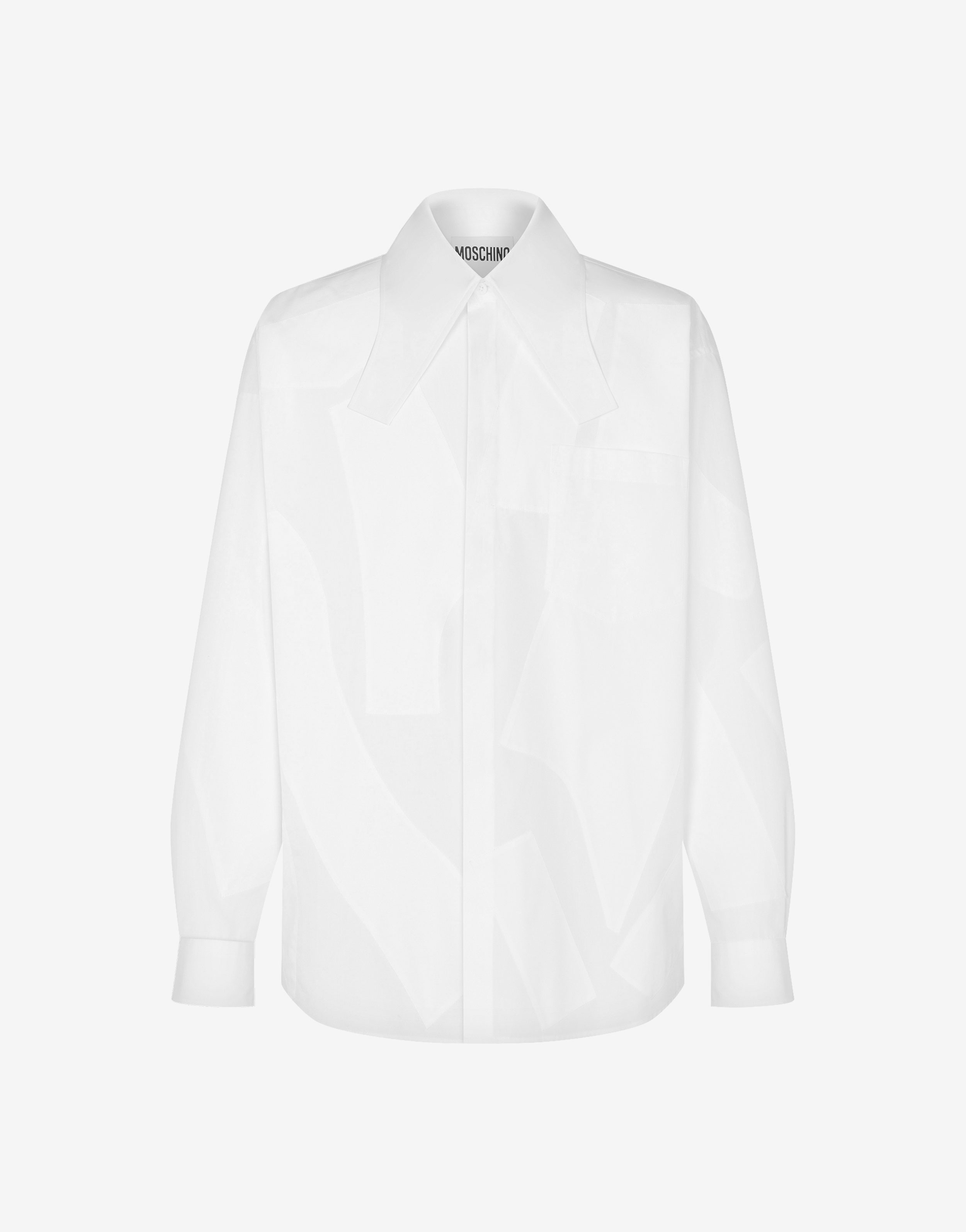 SEWING PATCHES POPLIN SHIRT - 1