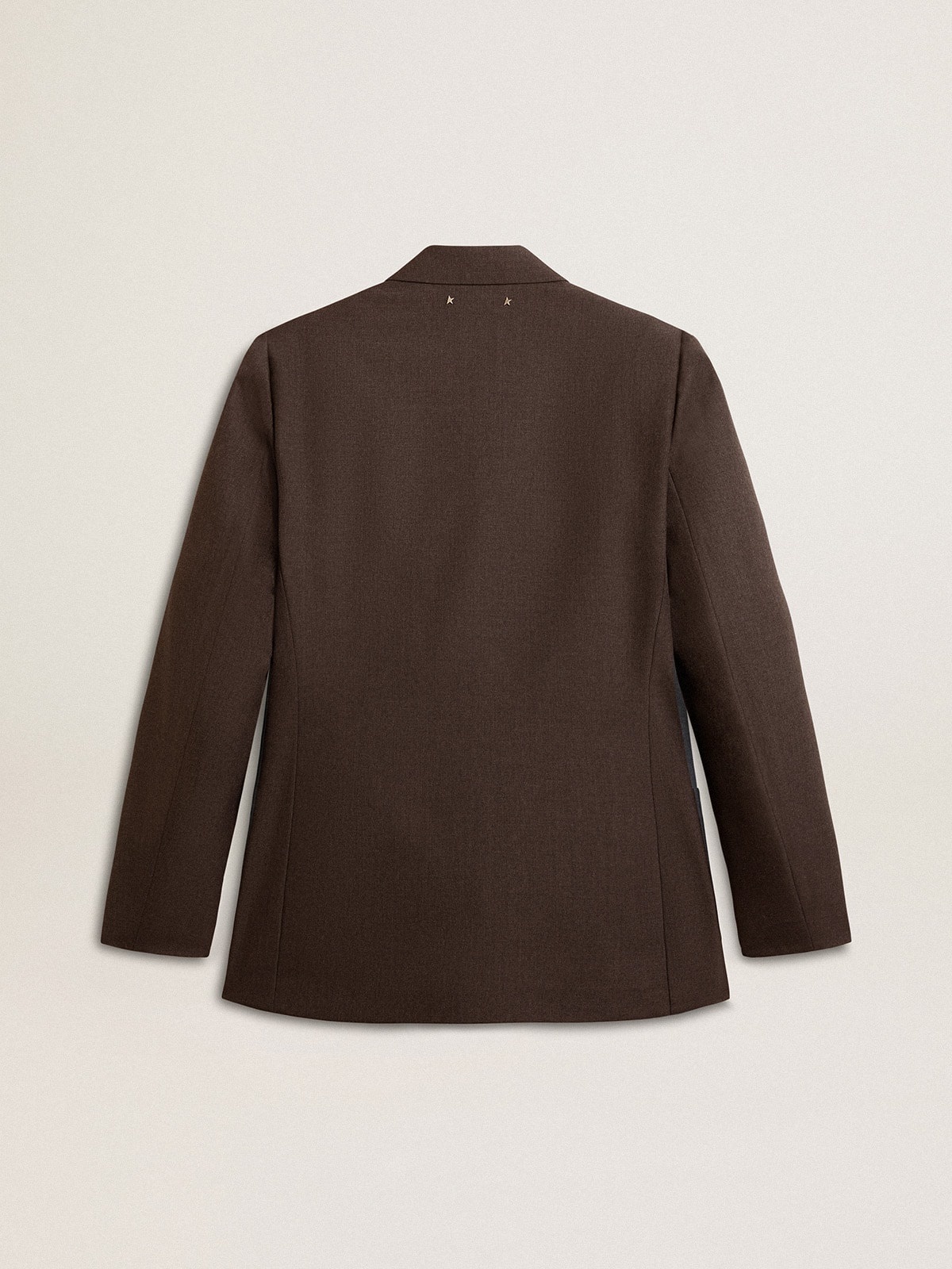 Men's tailored jacket in anthracite gray virgin wool - 6