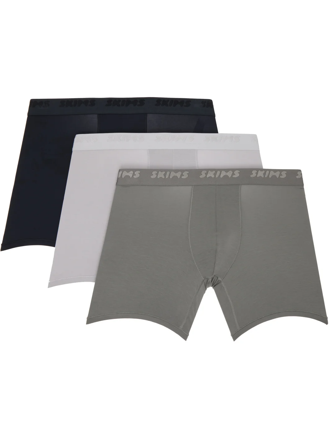 Three-Pack Multicolor Skim Stretch 5" Boxer Briefs - 1