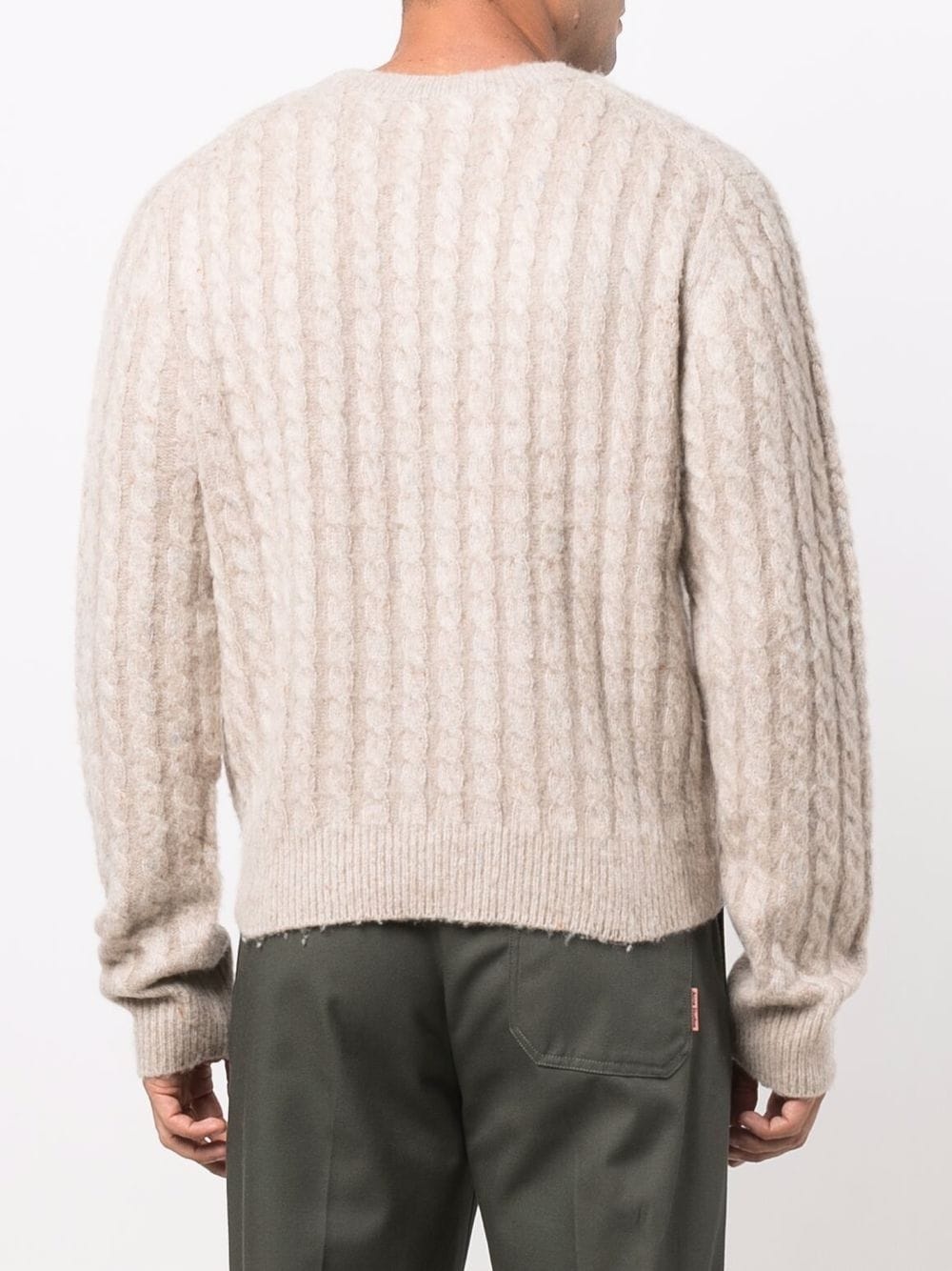 cable-knit jumper - 4