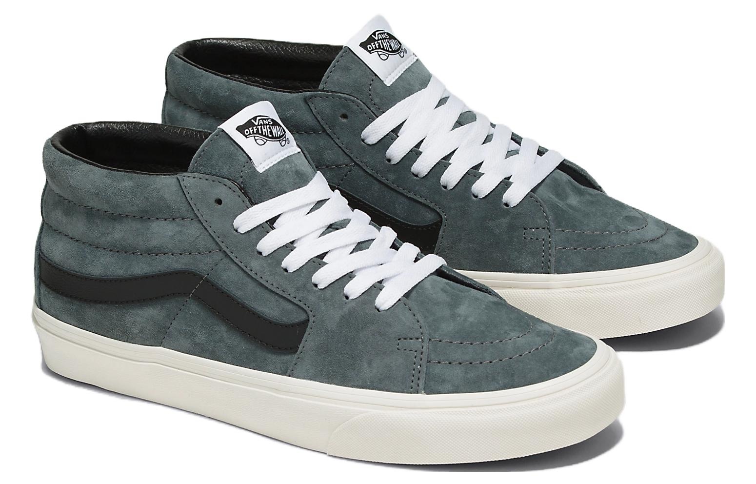 Vans Sk8-Mid Pig Suede 2-Tone 'Green' VN000BWEG0Z - 2