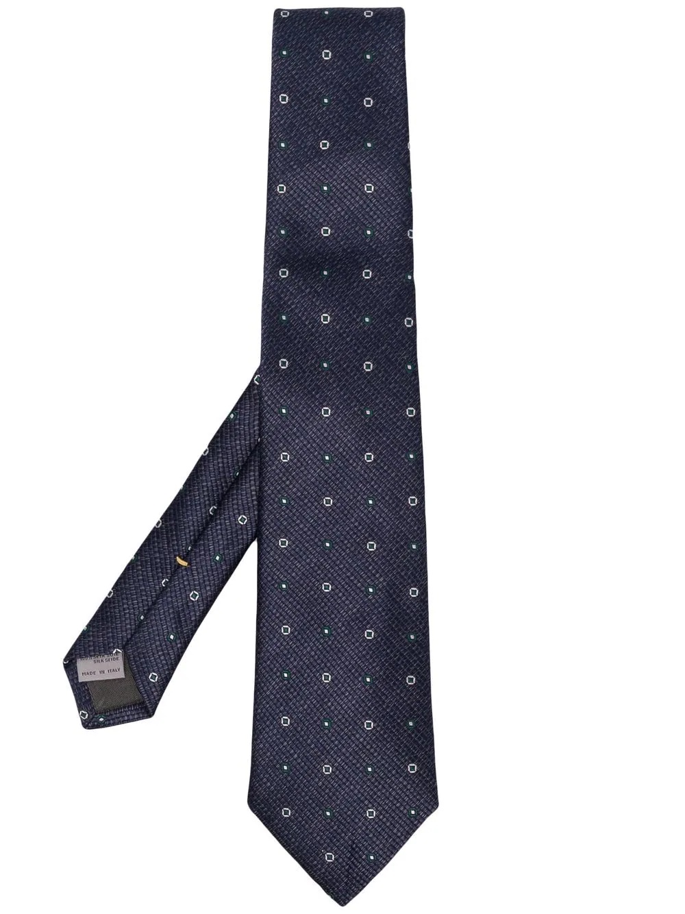 jacquard silk tie - 1