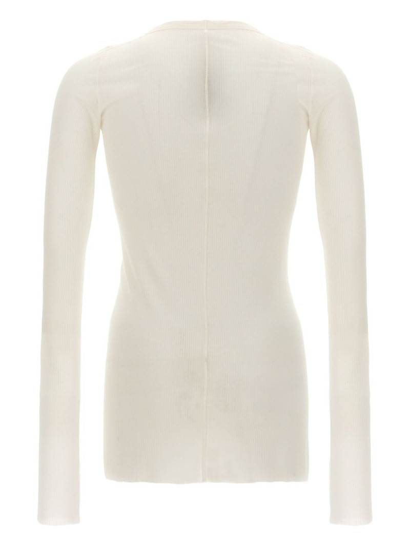 Rick Owens ribbed long-sleeved T-shirt outlook