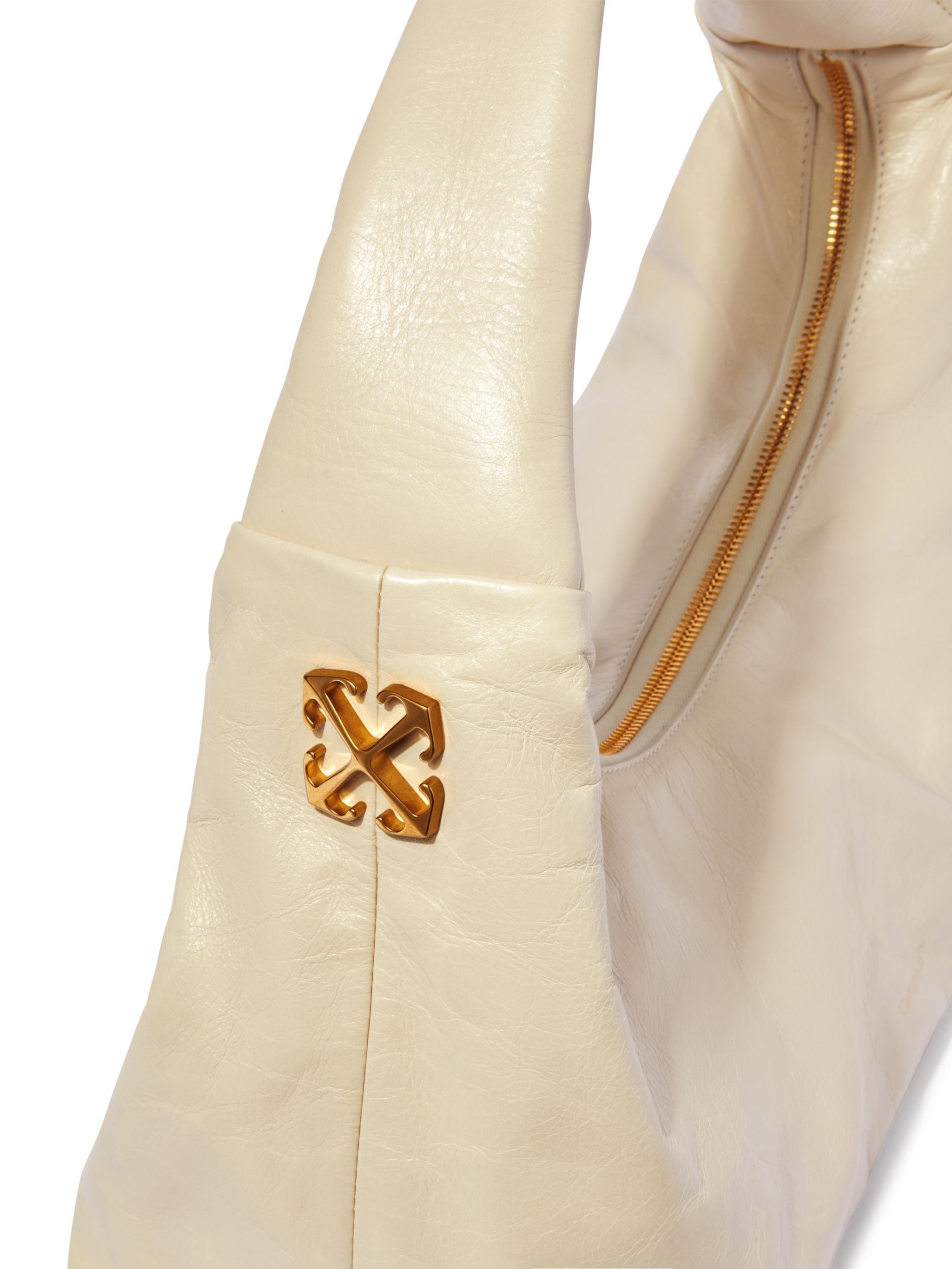 White Jumbo Arcade Shoulder Bag - 7