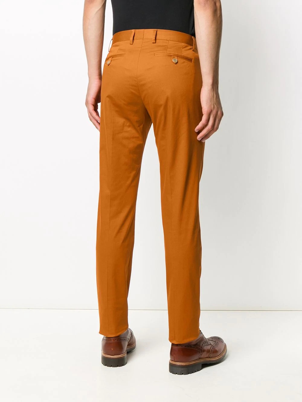 mid-rise slim-fit chinos - 4