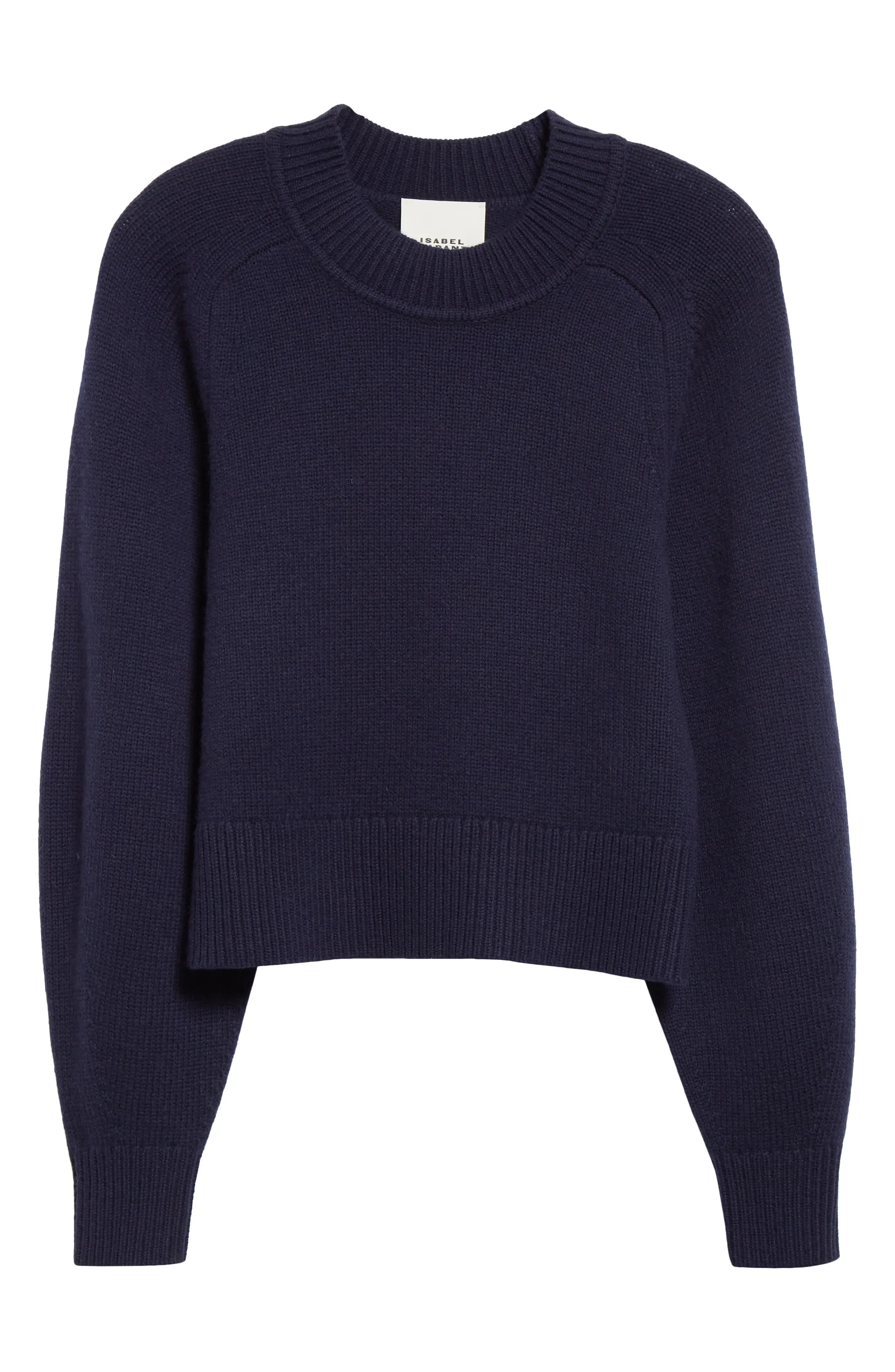 Leandra Merino Wool & Cashmere Crewneck Sweater - 5