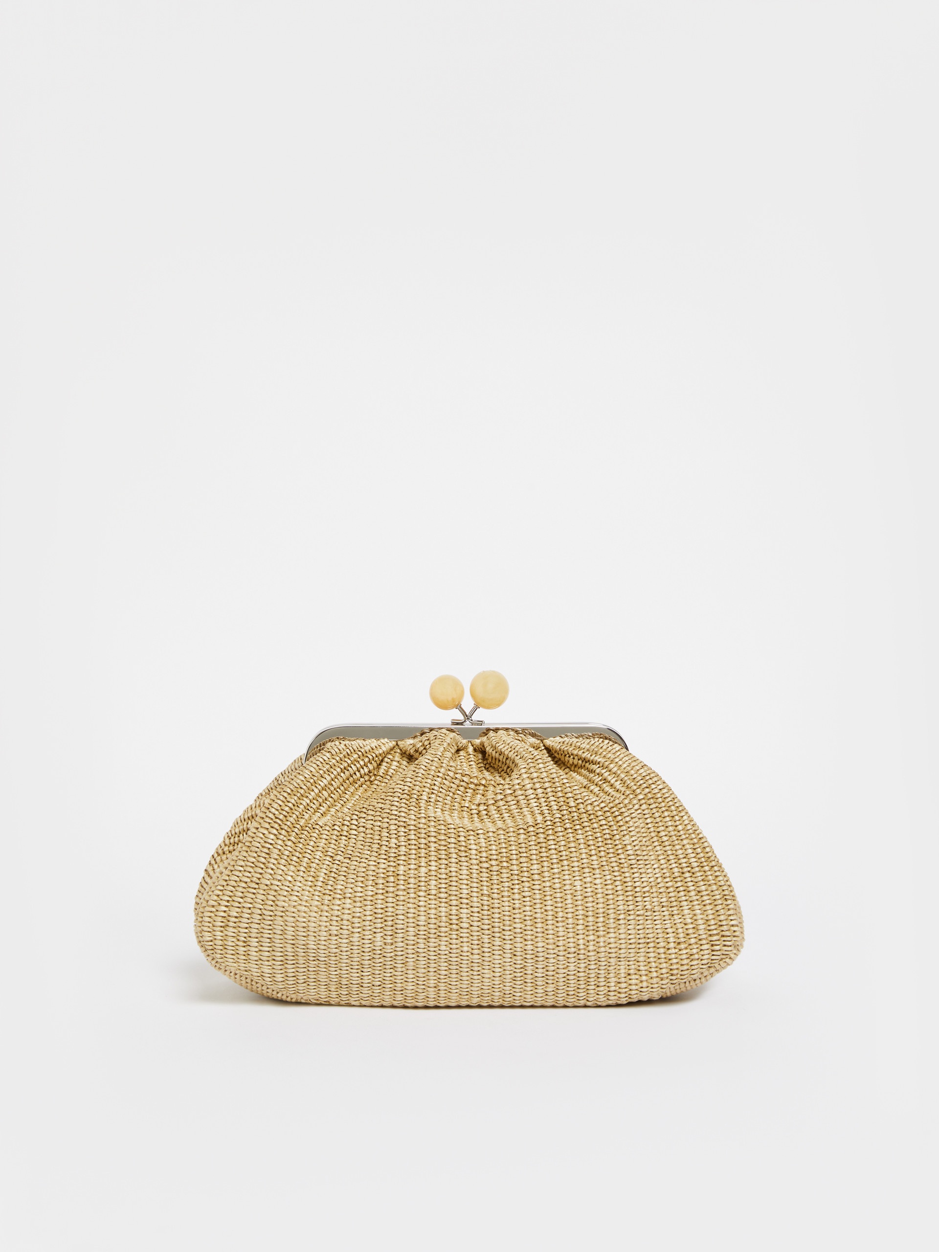 FORTUNA Medium raffia-effect Pasticcino bag - 3