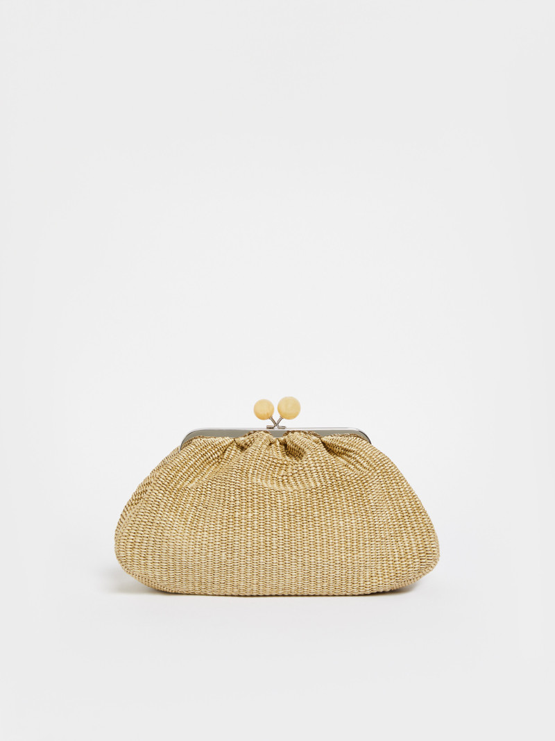 FORTUNA Medium raffia-effect Pasticcino bag 3