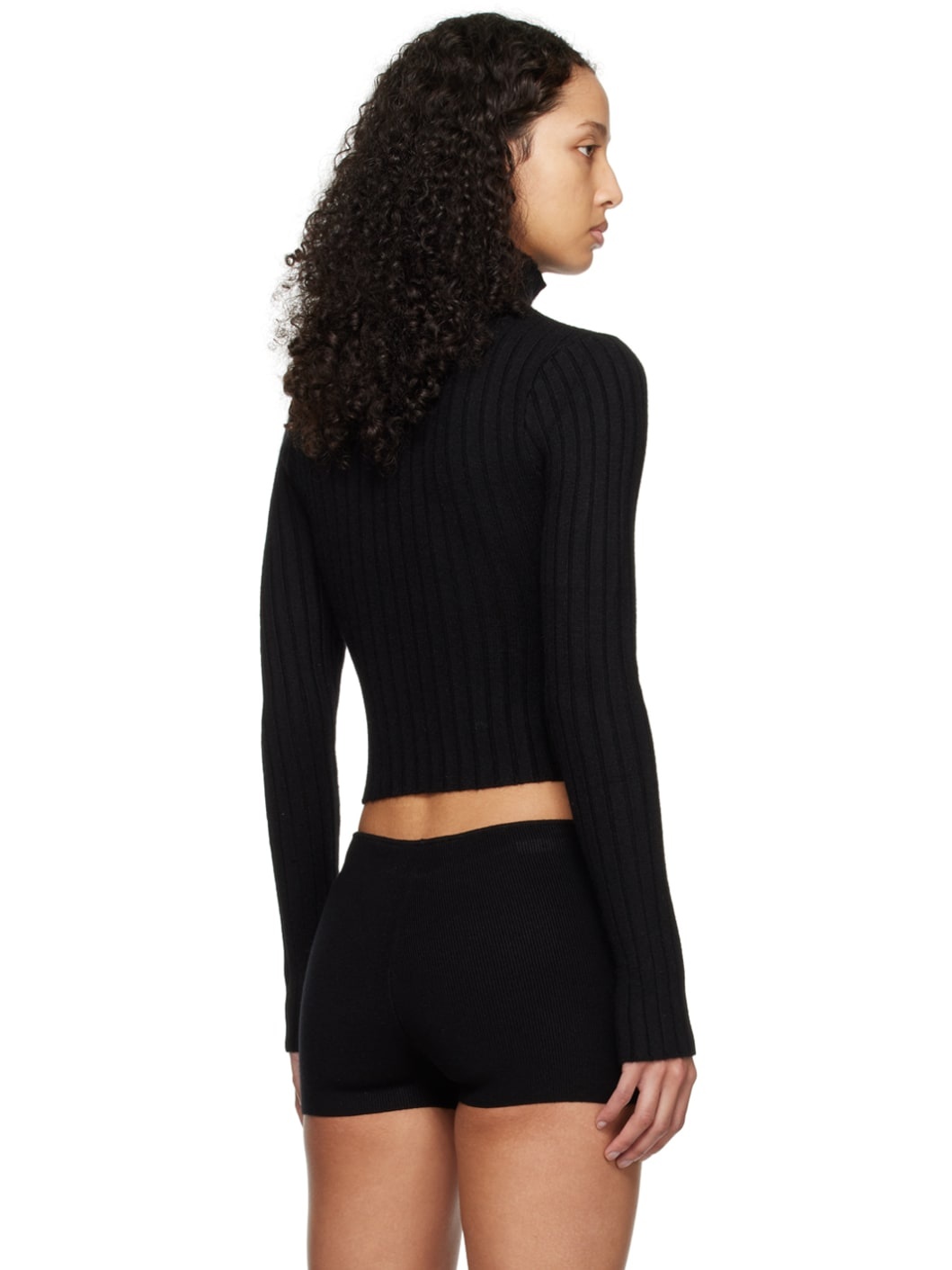 Black Nell Zip Up Sweater - 3