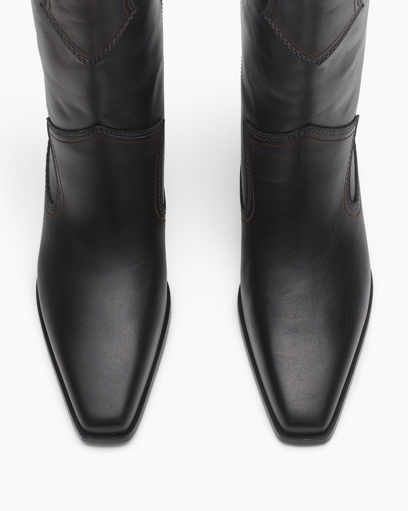 Joni Leather Cowboy Boots 6