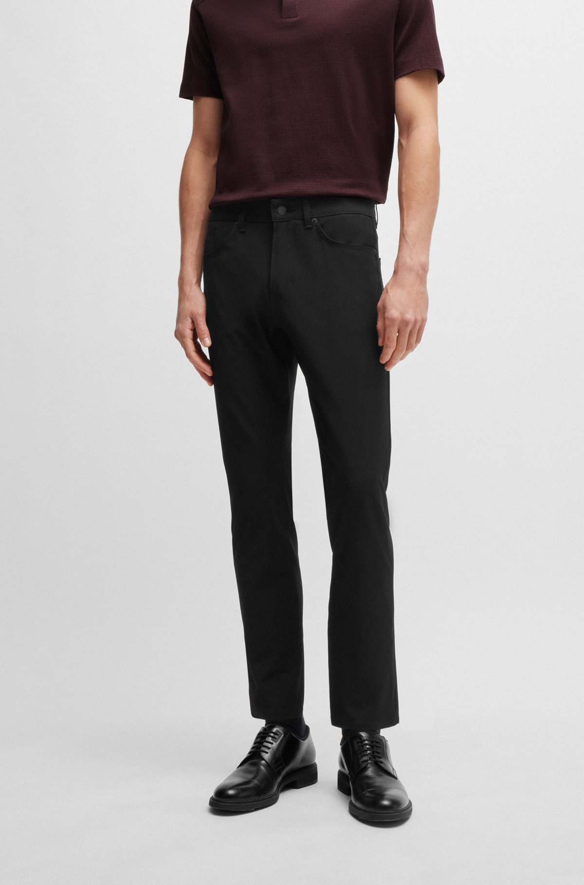 DELAWARE SLIM-FIT JEANS IN WOVEN STRETCH MATERIAL - 2