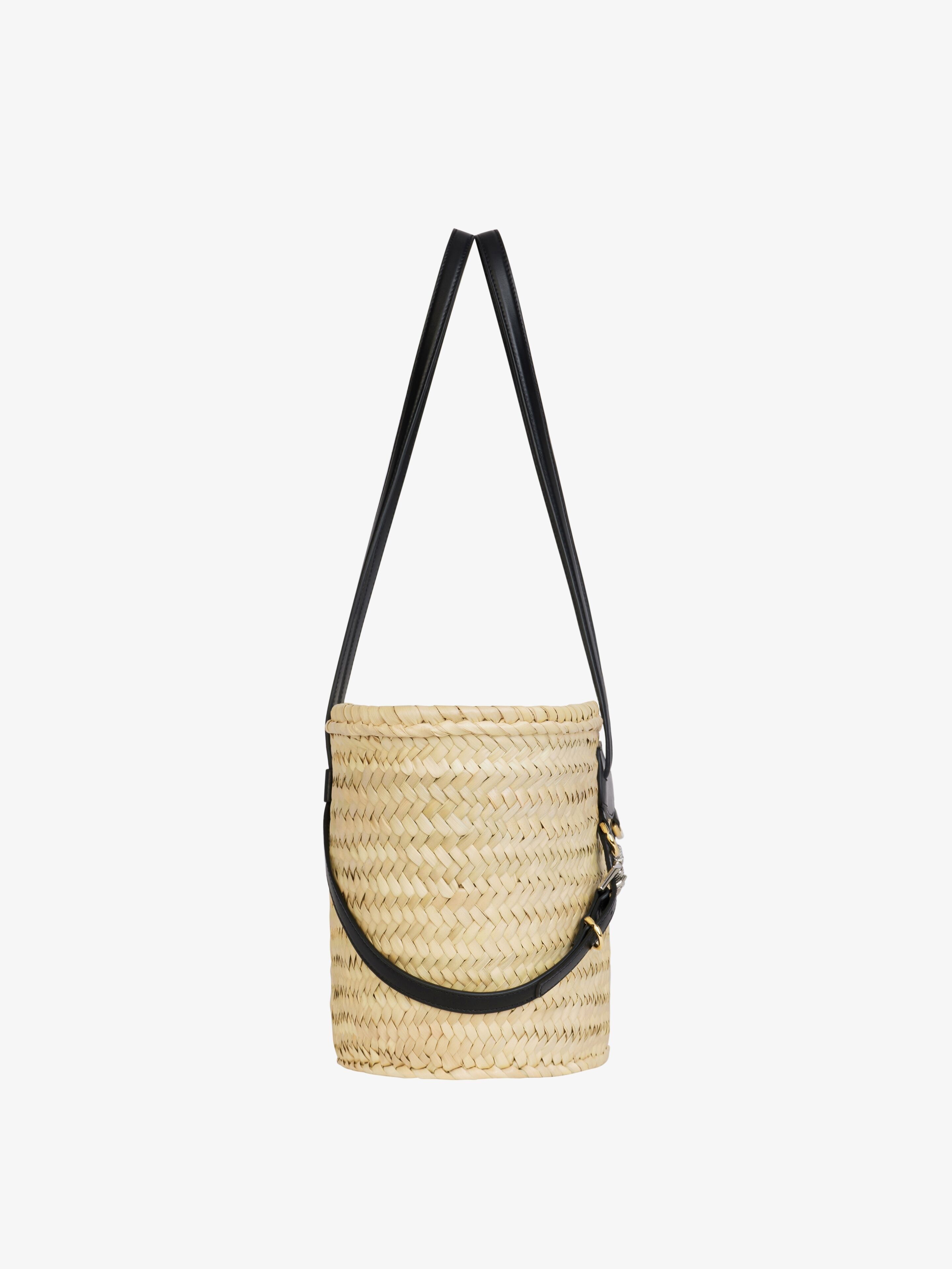 SMALL VOYOU BASKET BAG IN RAFFIA - 2