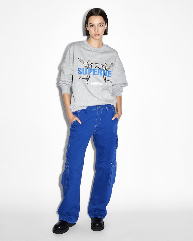 Ksubi SUPERNET OH G CREW GREY MARLE outlook