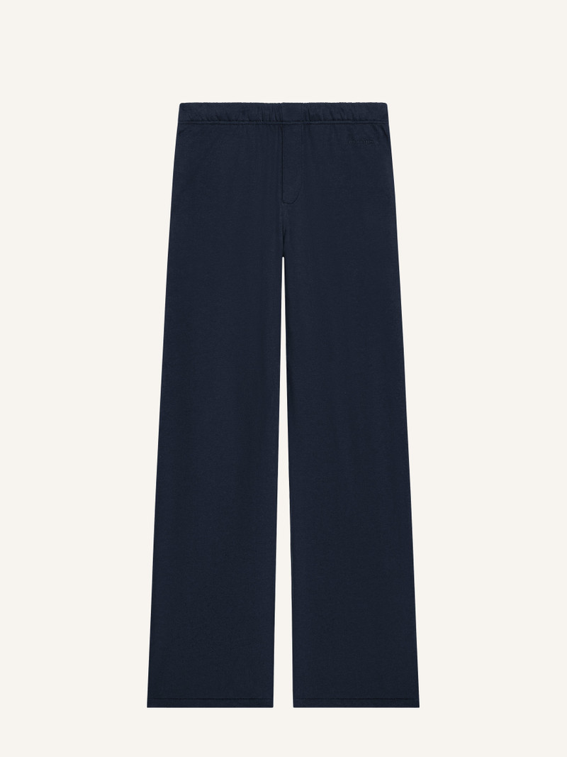 EMBROIDERED FLEECE PANTS - 1