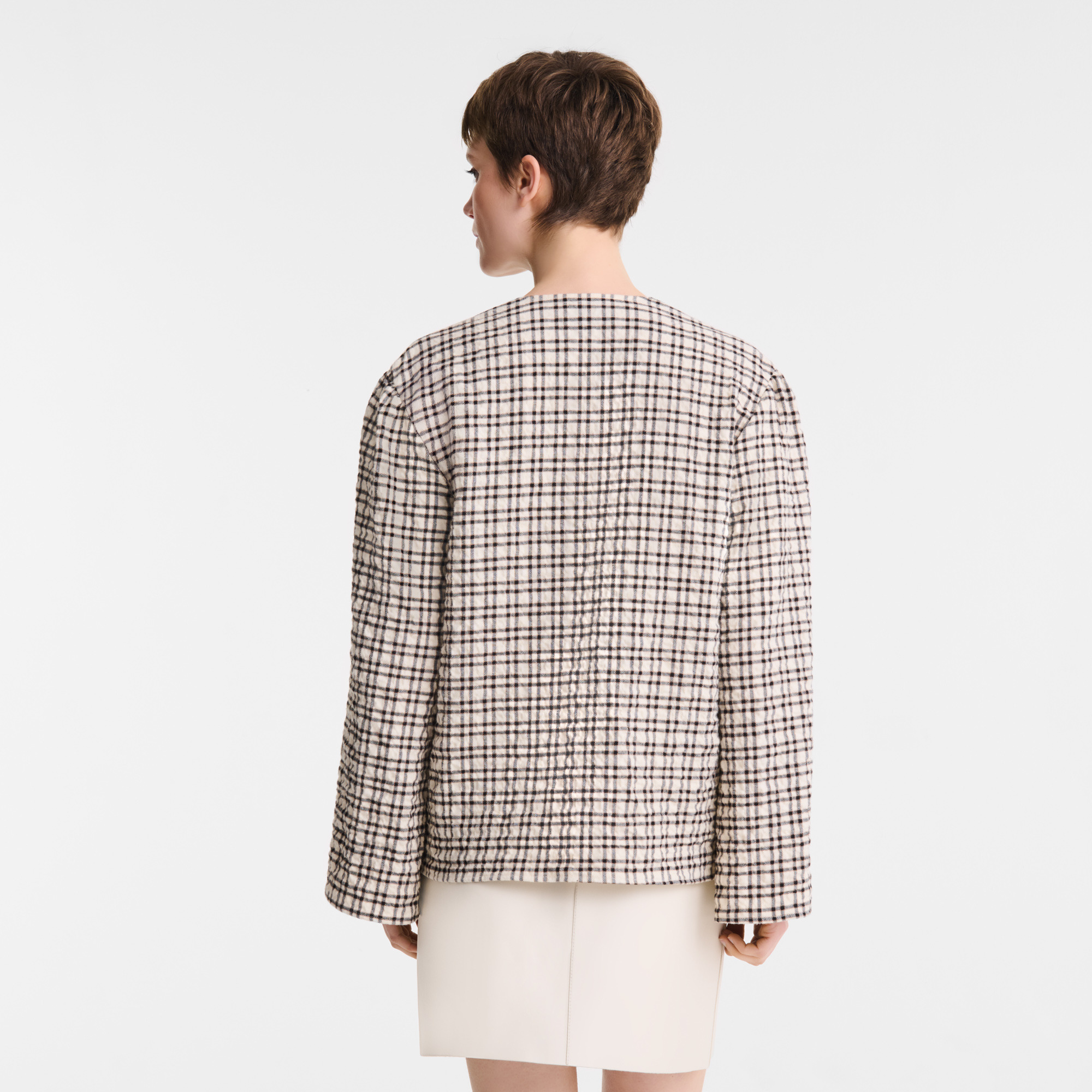 Blouse Ecru - Jacquard cotton - 3