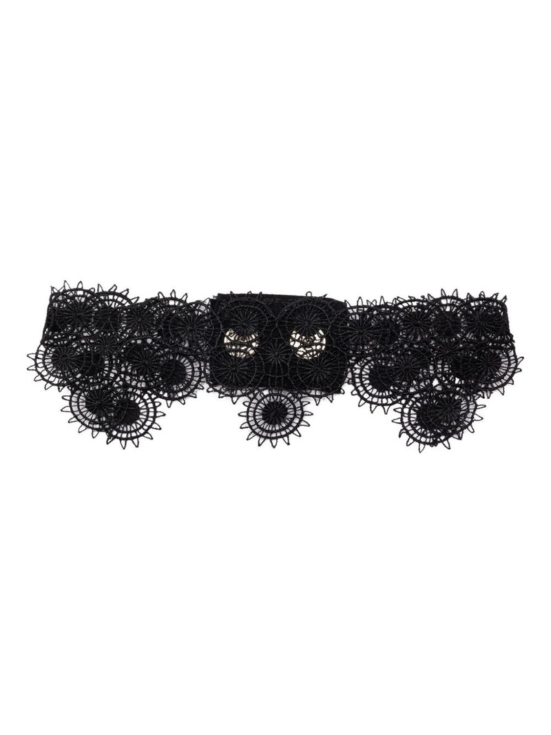 lace-embellishment choker necklace 1