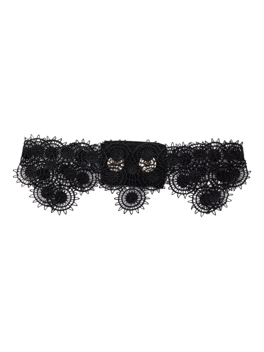 lace-embellishment choker necklace - 1