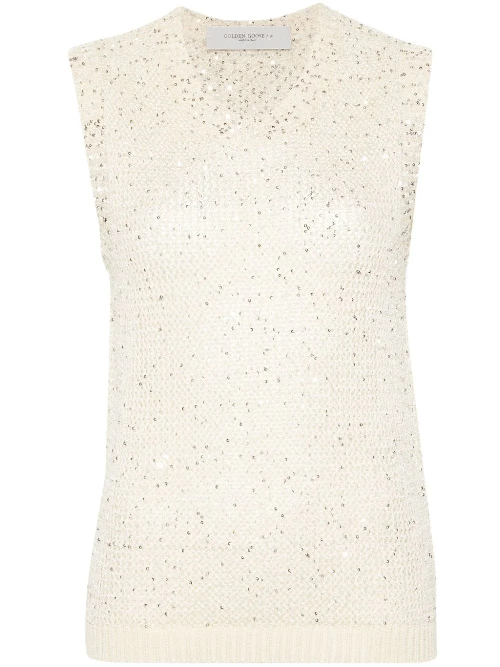 Golden Goose Women Sequined Knitted Vest - 1