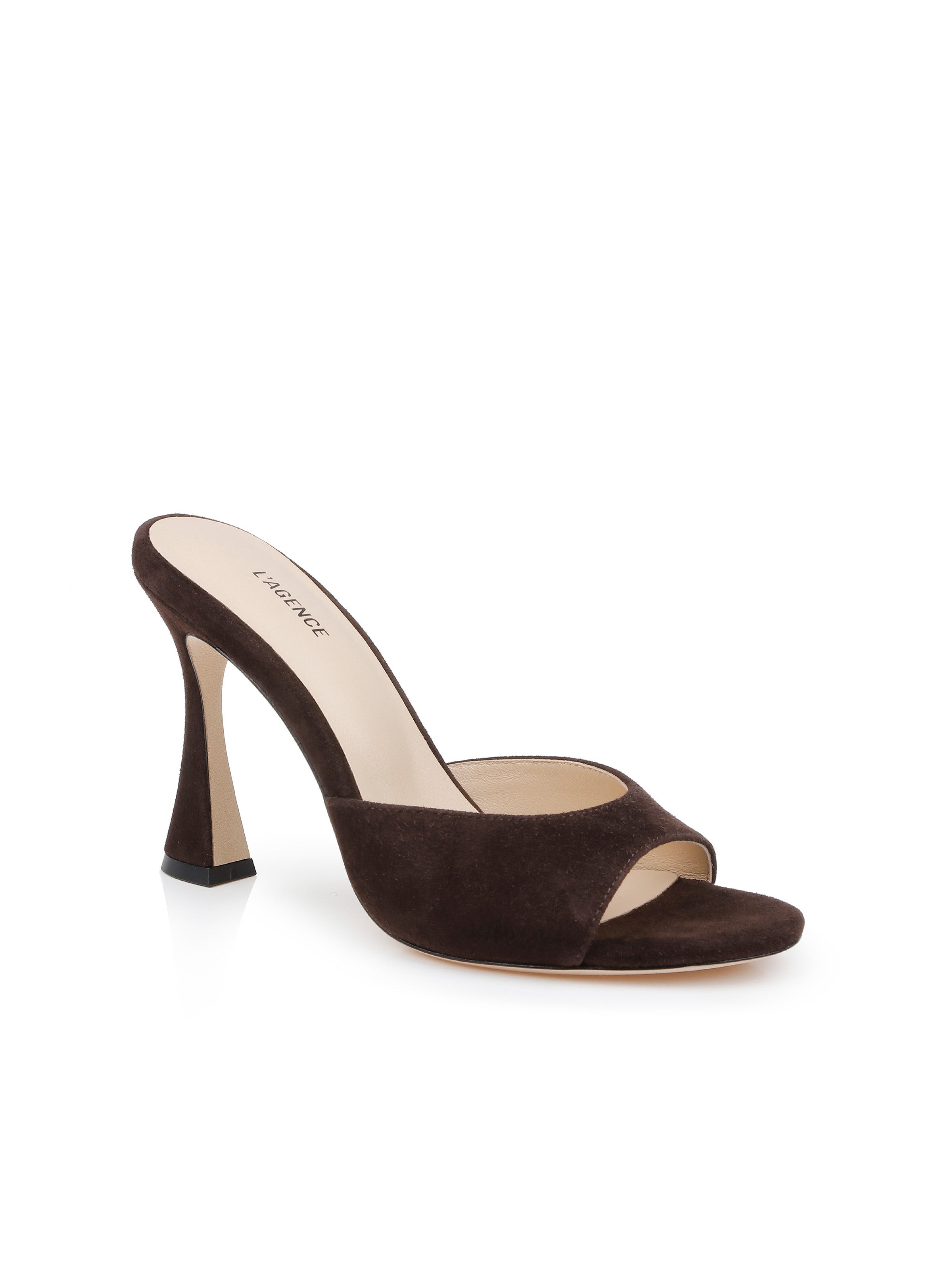 Avery Suede Open-Toe Mule - 2