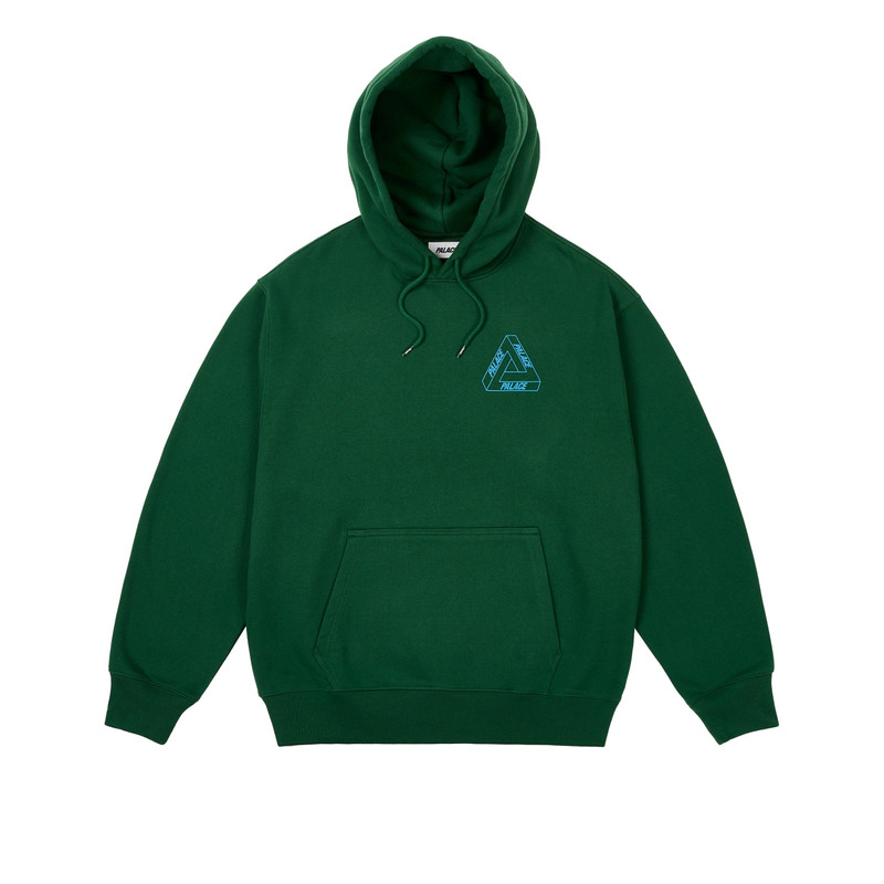 GLOW TRI-FERG HOOD 레이스 그린 - 1