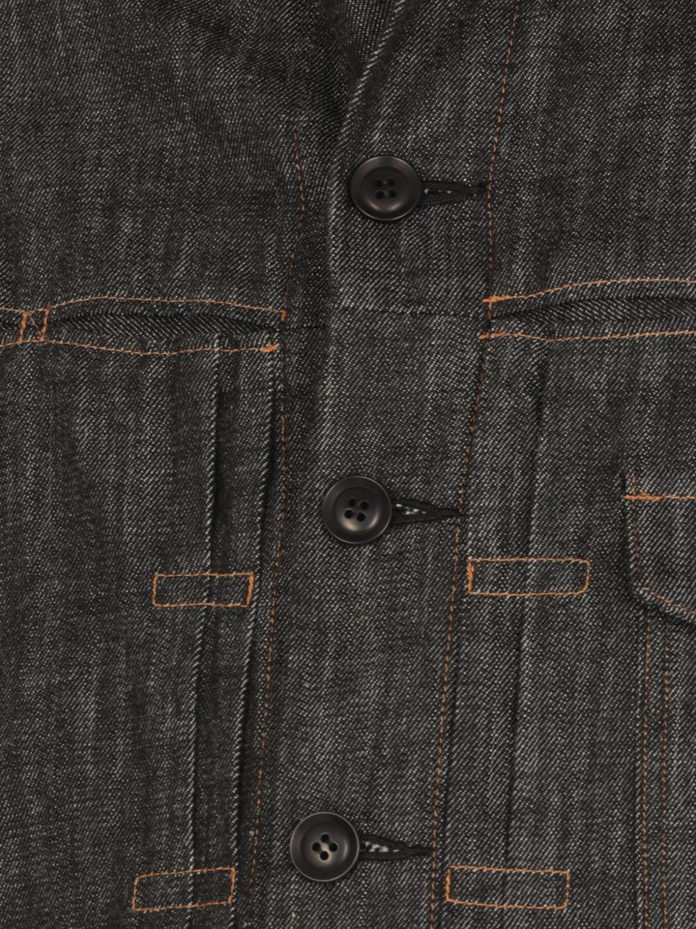 button-fastening flap-pocket jacket - 5