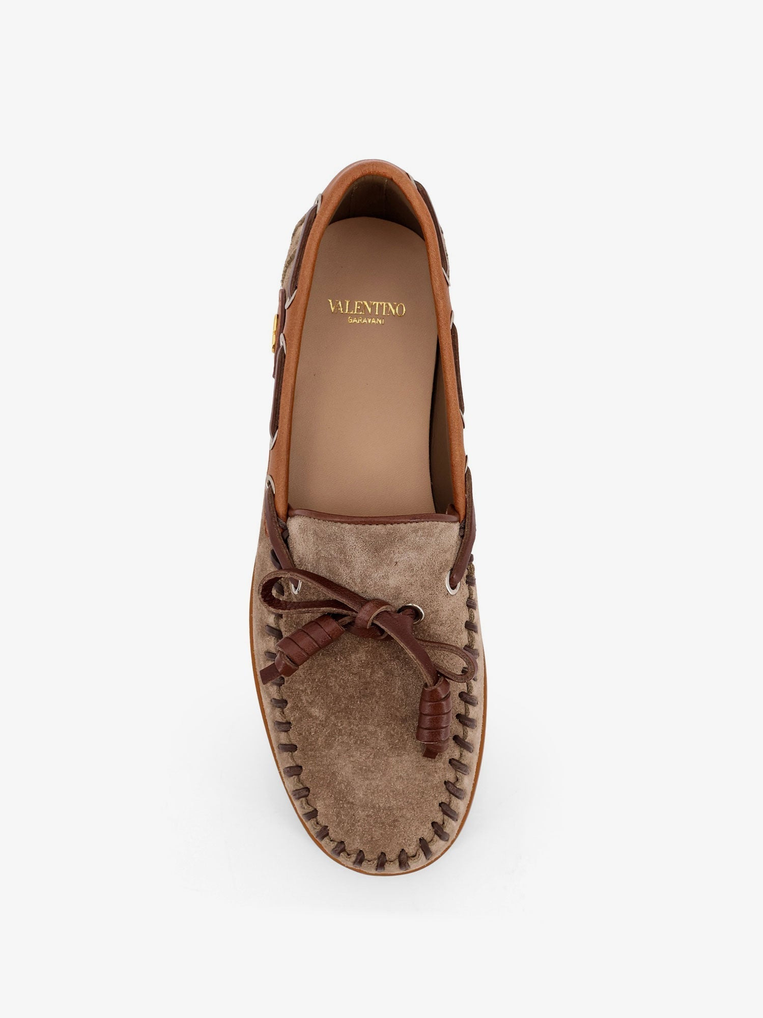 Valentino Garavani Women Palm Avenue Suede Loafers - 5