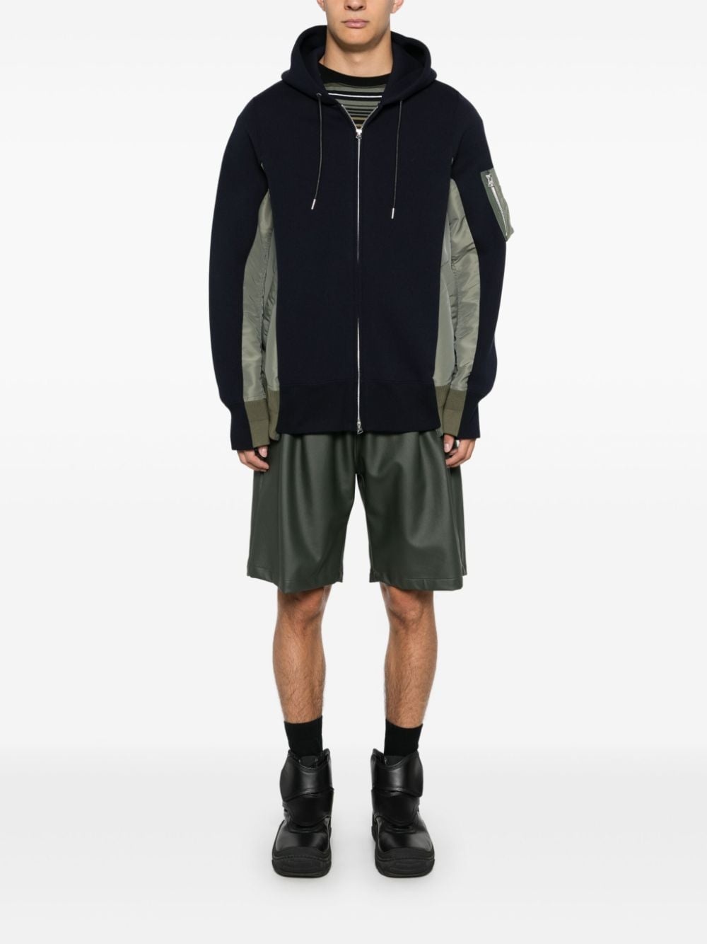 colourblock hoodie - 2
