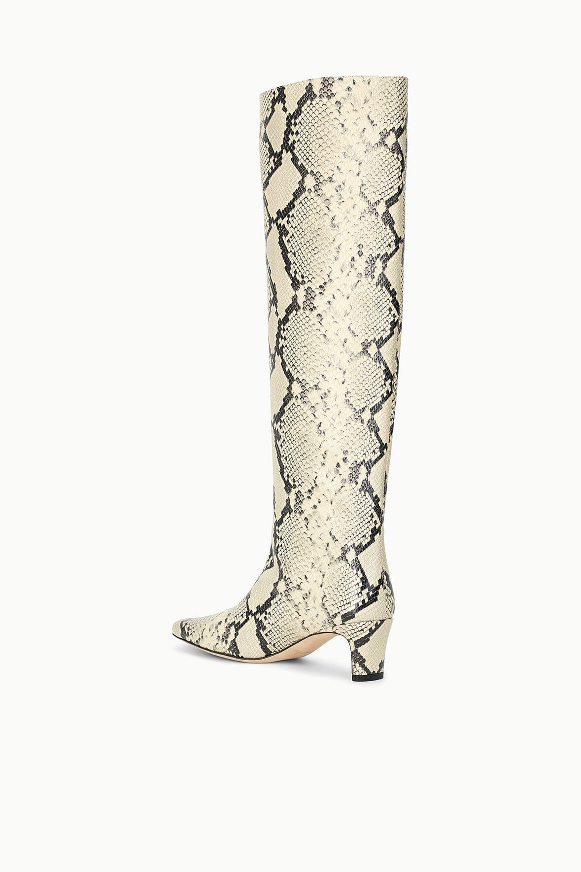 STAUD WALLY BOOT WHITE SNAKE - 5