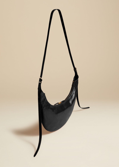 KHAITE The Alessia Crossbody Bag in Black Leather outlook
