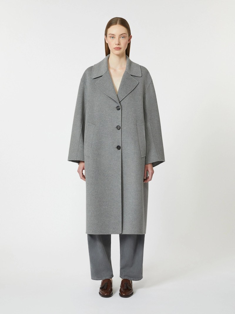 ZOE Single-breasted wool coat - MEDIUM GREY 3