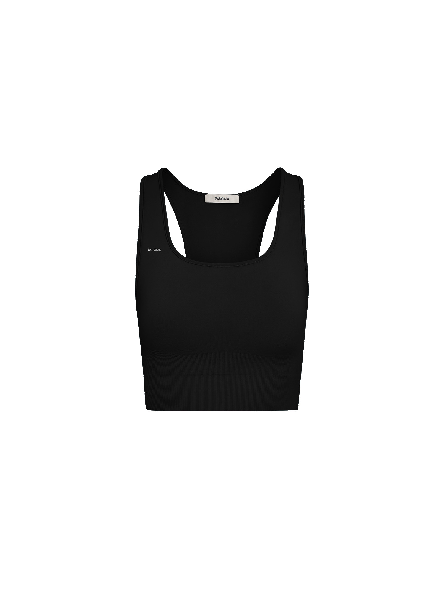 Women’s Plant-Stretch Longline Sports Bra - Black - 1