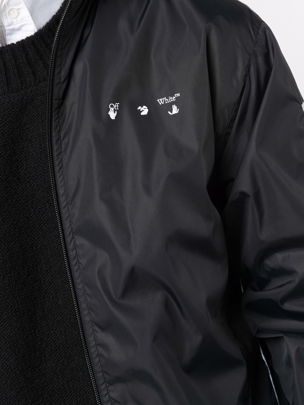 logo-print windbreaker - 5