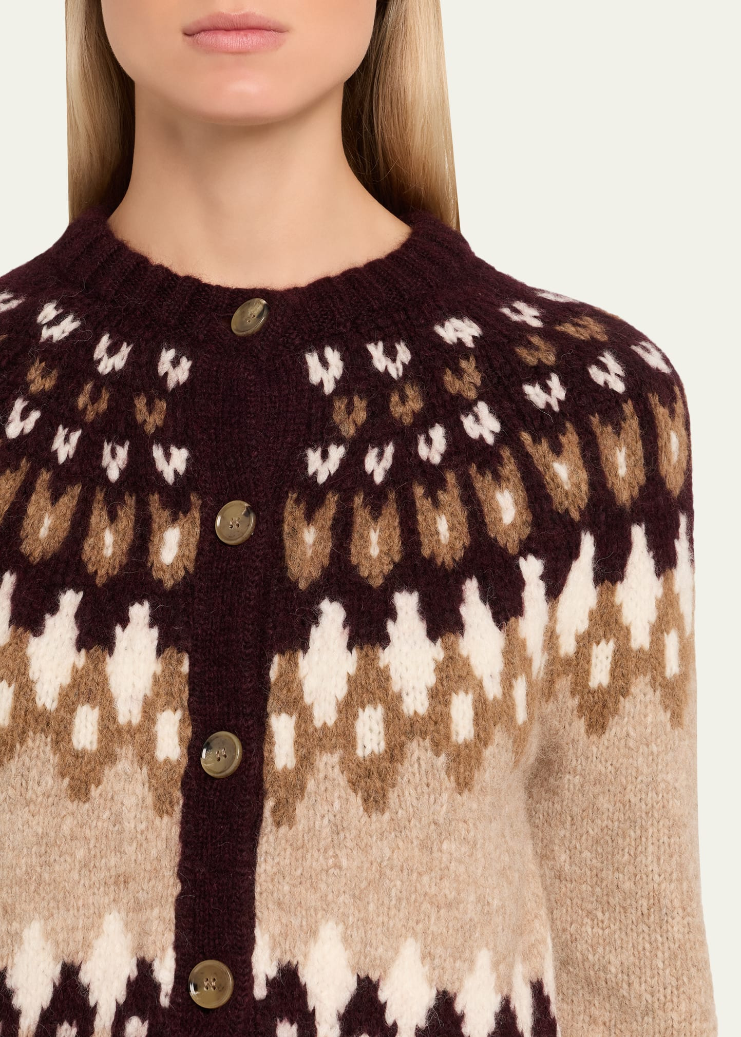 Christina Fairisle Cardigan - 5